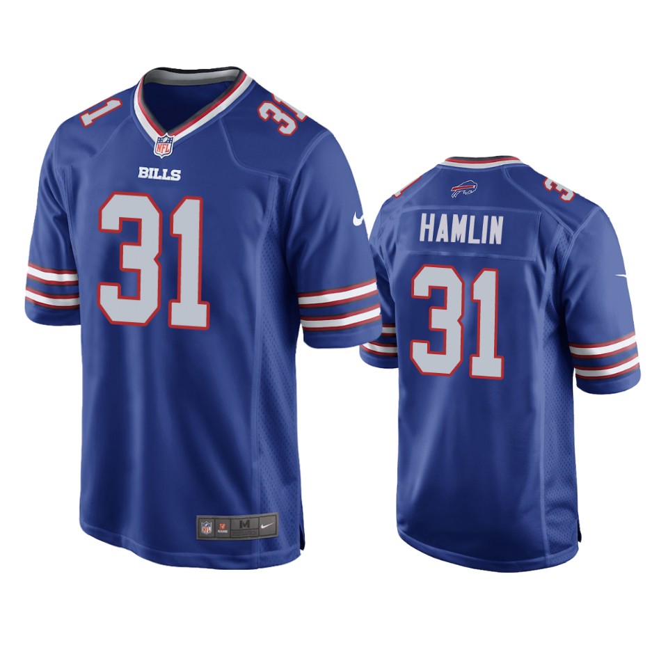 damar hamlin bills royal game jersey