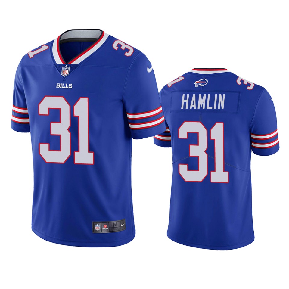 damar hamlin bills royal vapor jersey