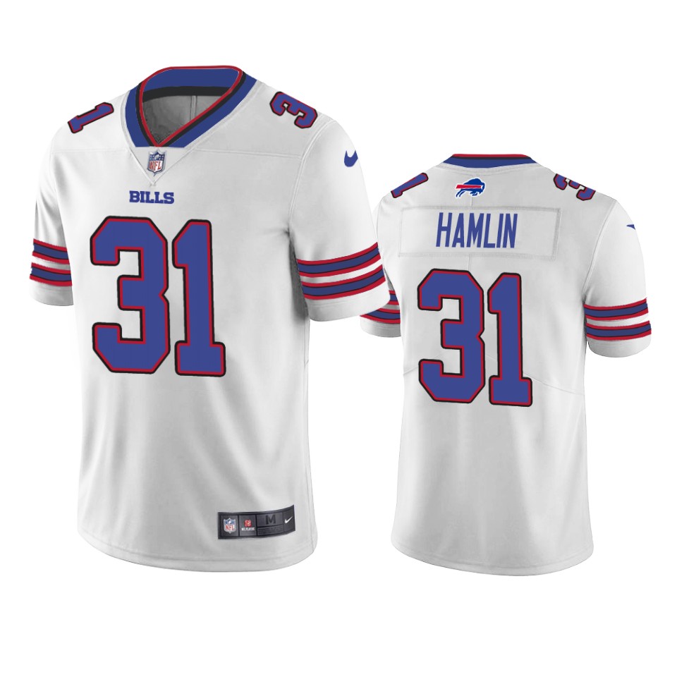 damar hamlin bills white vapor jersey