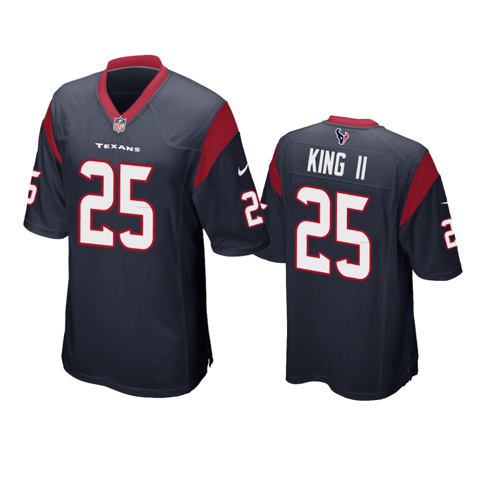 desmond king texans navy game jersey