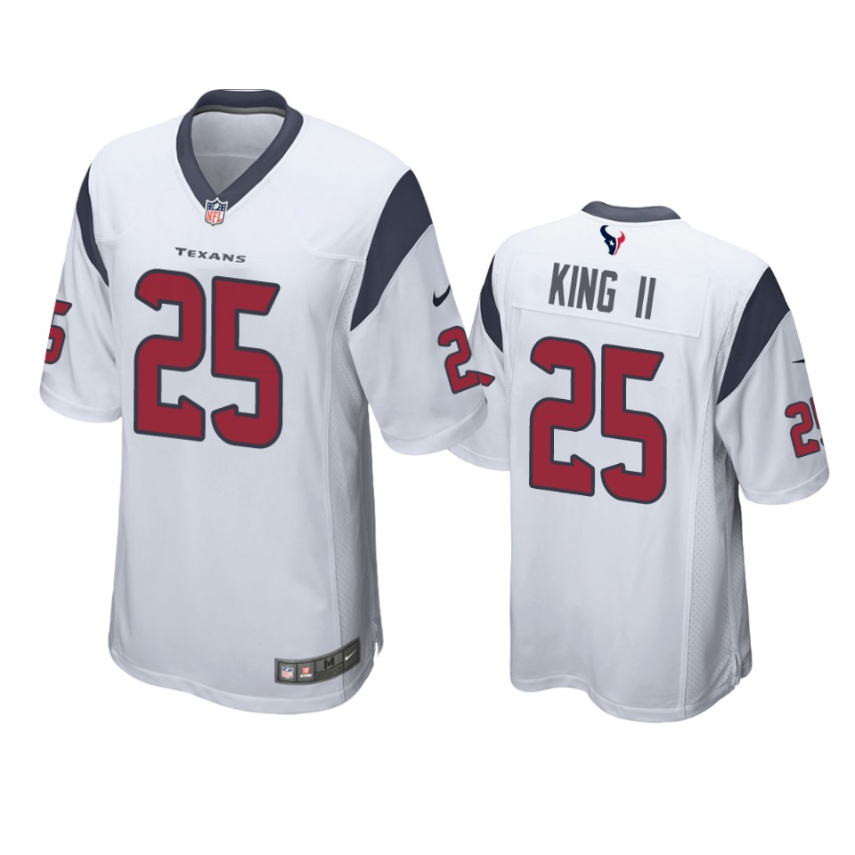 desmond king texans white game jersey