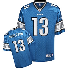 detroit lions 13# nate burleson blue