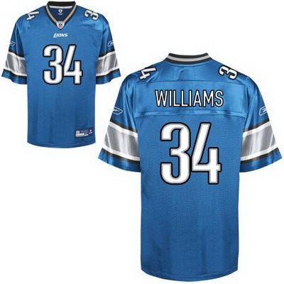 detroit lions 34 keiland williams blue nfl jerseys