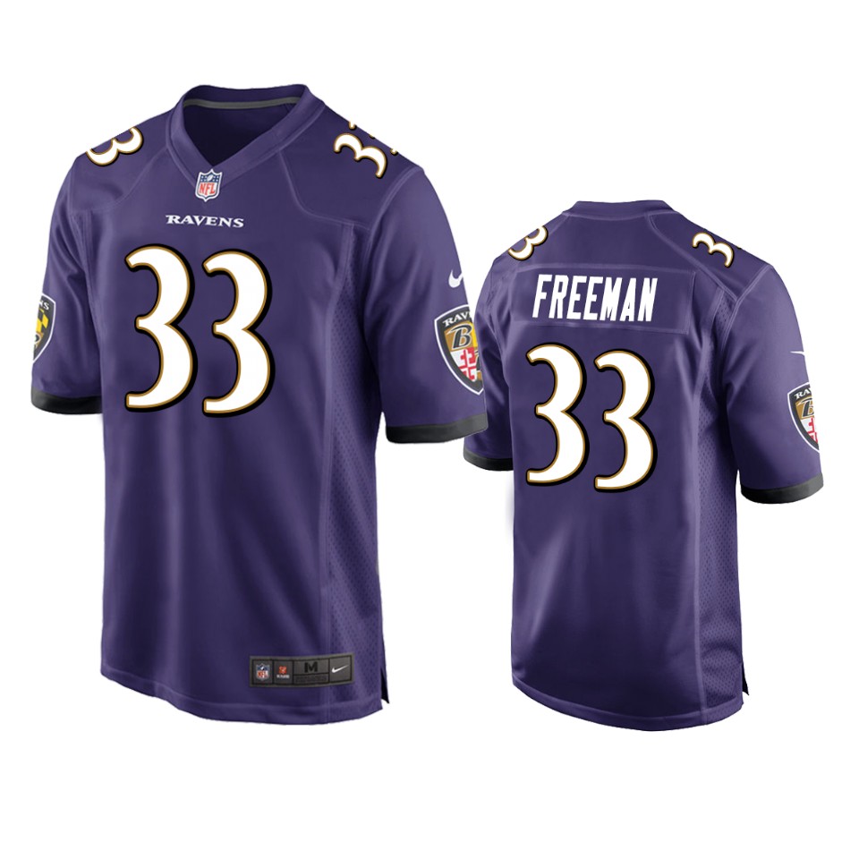 devonta freeman ravens purple game jersey