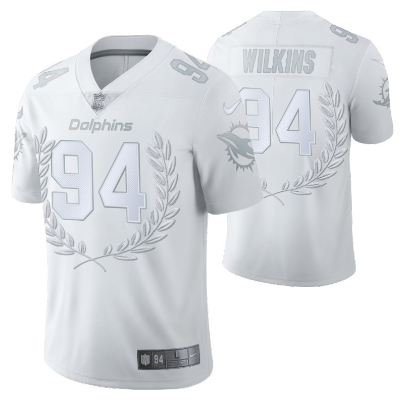 dolphins christian wilkins limited edition collection jersey white men