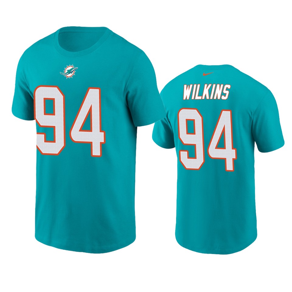 dolphins christian wilkins nikeaqua t shirt
