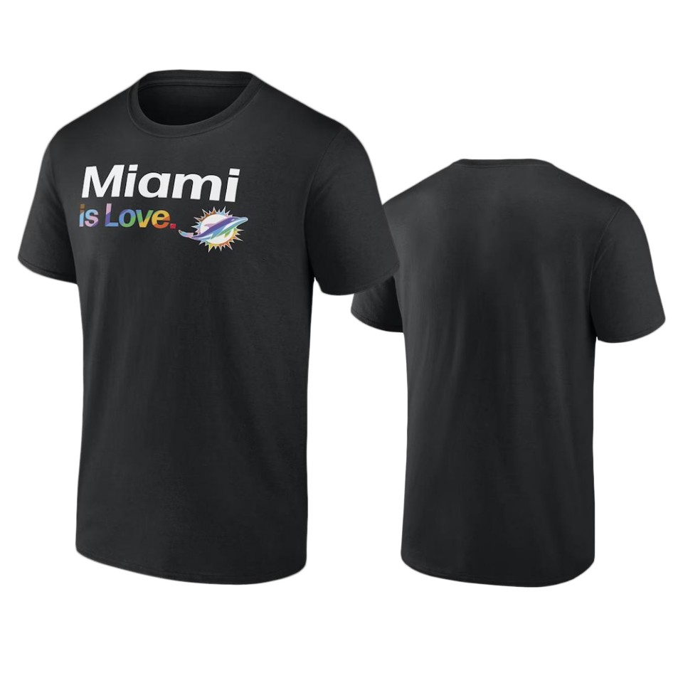 dolphins city pride black t shirt