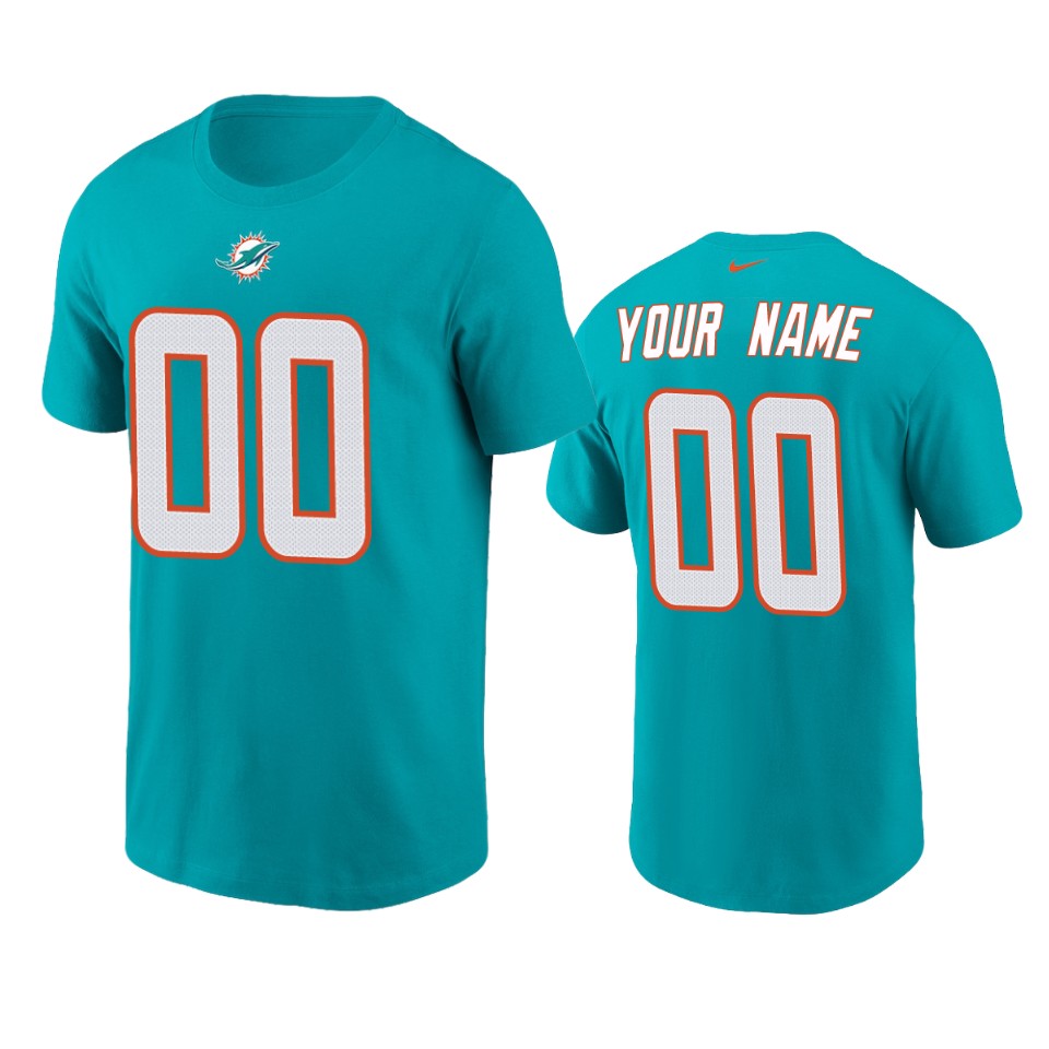 dolphins custom nikeaqua t shirt