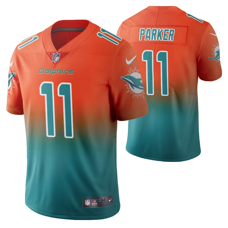 dolphins-devante-parker-jersey-color-crash-gradient-men's