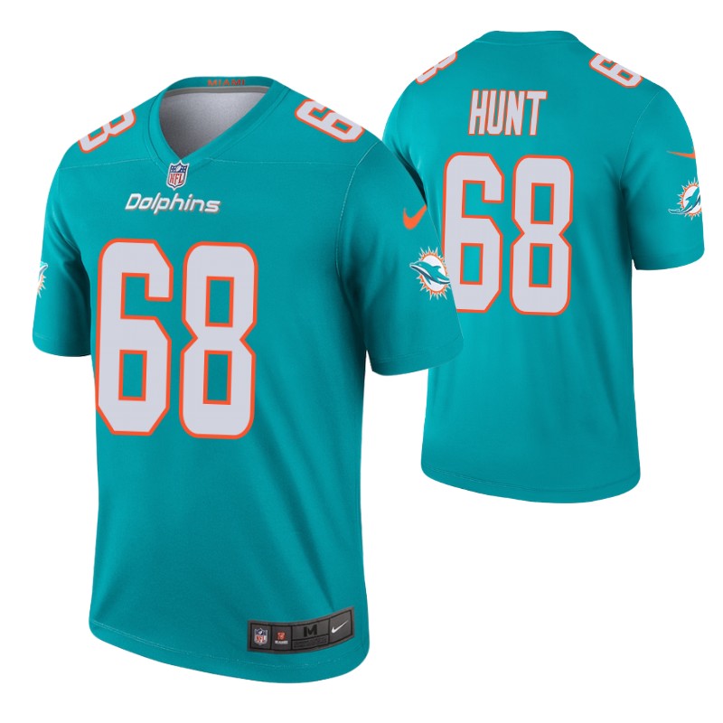 dolphins-robert-hunt-jersey-aqua-legend-men's