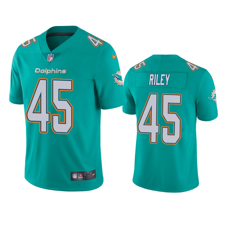 duke riley dolphins aqua vapor jersey