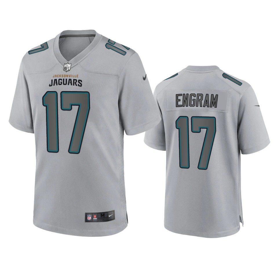 evan engram jaguars gray atmosphere fashion game jersey