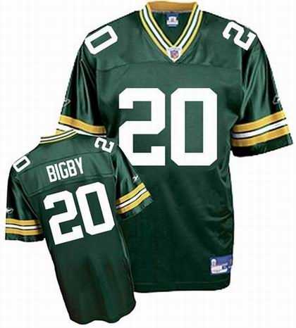 green bay packers #20 bigby green jersey