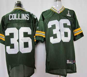 green bay packers #36 collins 2011 super bowl