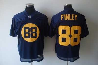 green bay packers #88 jermichael finley blue jerseys