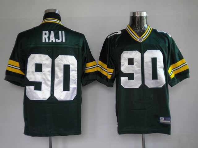 green bay packers #90 raji green