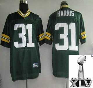 NFL Green bay packers 31# harris green {2011 super bowl xlv }-1