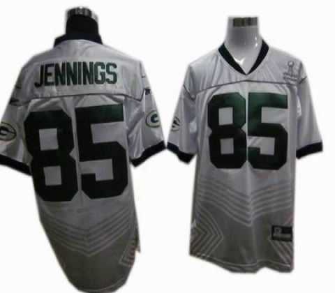 Green Bay Packers 85 Greg Jennings 2011 Champions Fashion Super Bowl Xlv Jerseys White