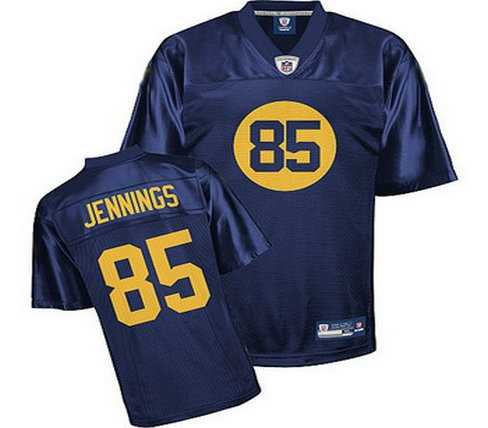 green bay packers 85 greg jennings blue jersey