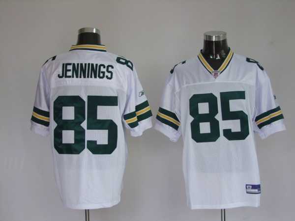 green bay packers 85 greg jennings white