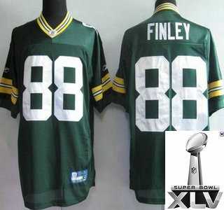 NFL Green bay packers 88# finley green {2011 super bowl xlv }