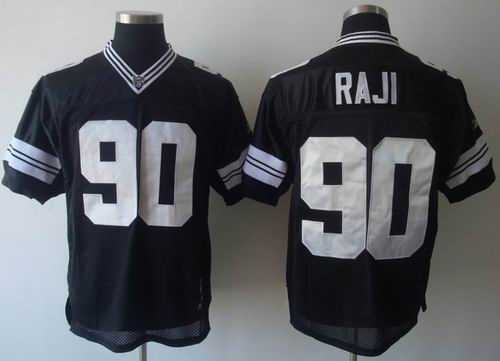 green bay packers 90 b.j. raji black shadow jerseys