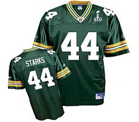 NFL Green Bay Packers James Starks 44 Super Bowl Xlv Team Color Jersey