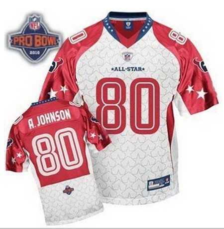 houston texans 80 andre johnson 2010 pro bowl afc jersey