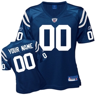 indianapolis colts women customized blue jersey