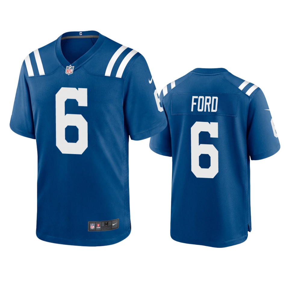 isaiah ford colts royal game jersey
