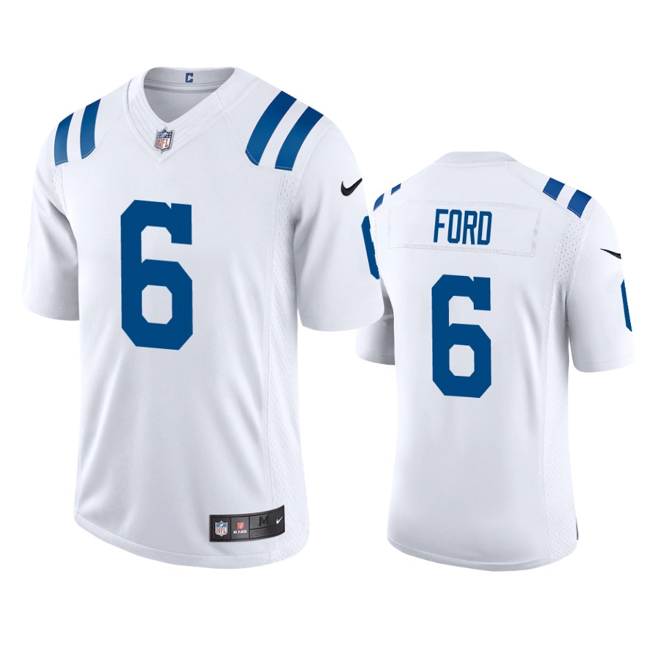 isaiah ford colts vapor limited white jersey