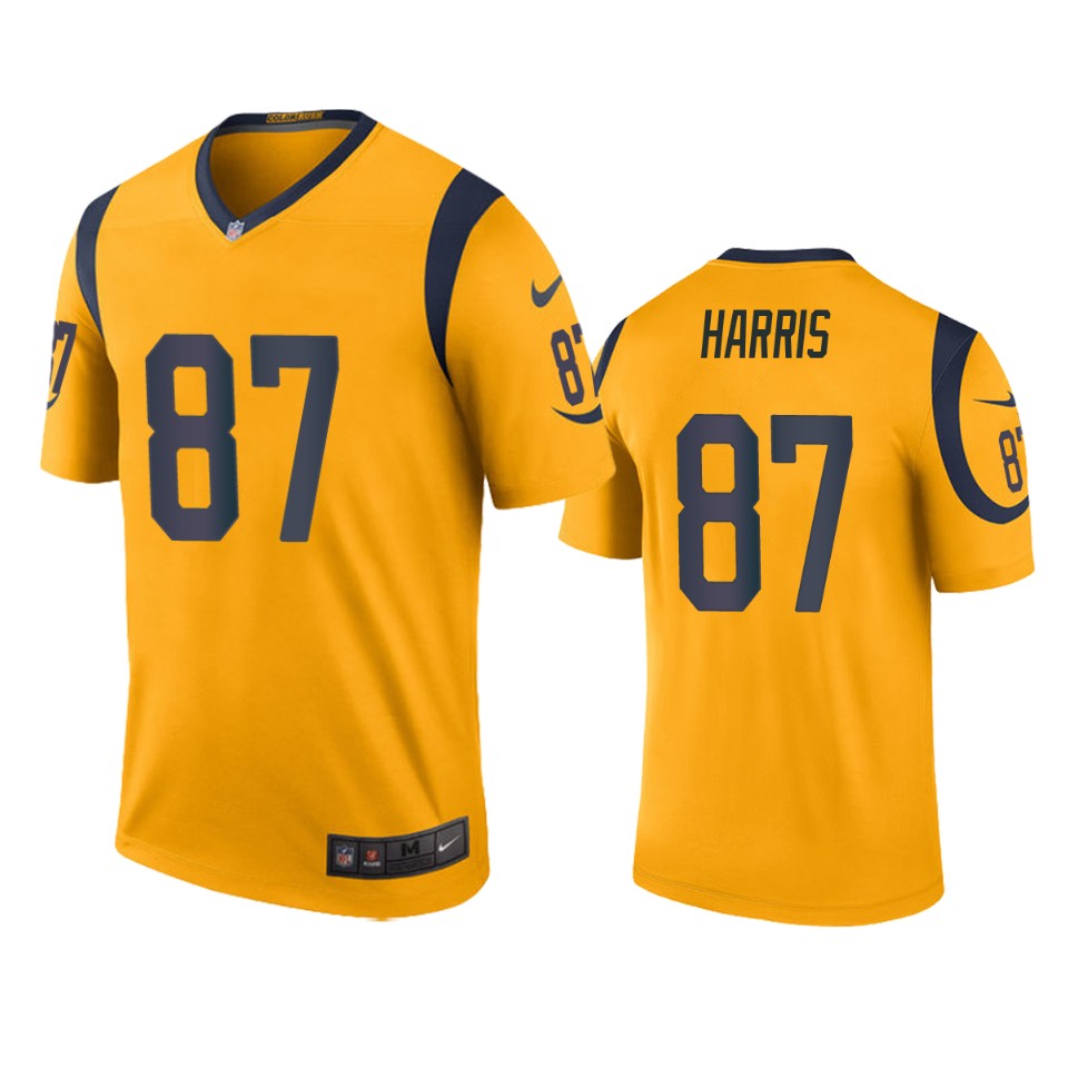 jacob harris color rush legend rams gold jersey
