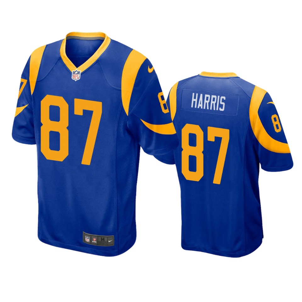 jacob harris rams royal game jersey