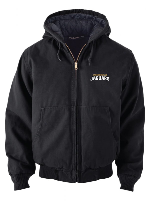 jaguars black dakota hoodie full zip jacket