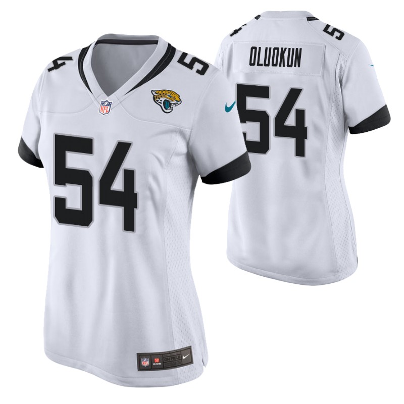 jaguars-foyesade-oluokun-game-women's-jersey-white