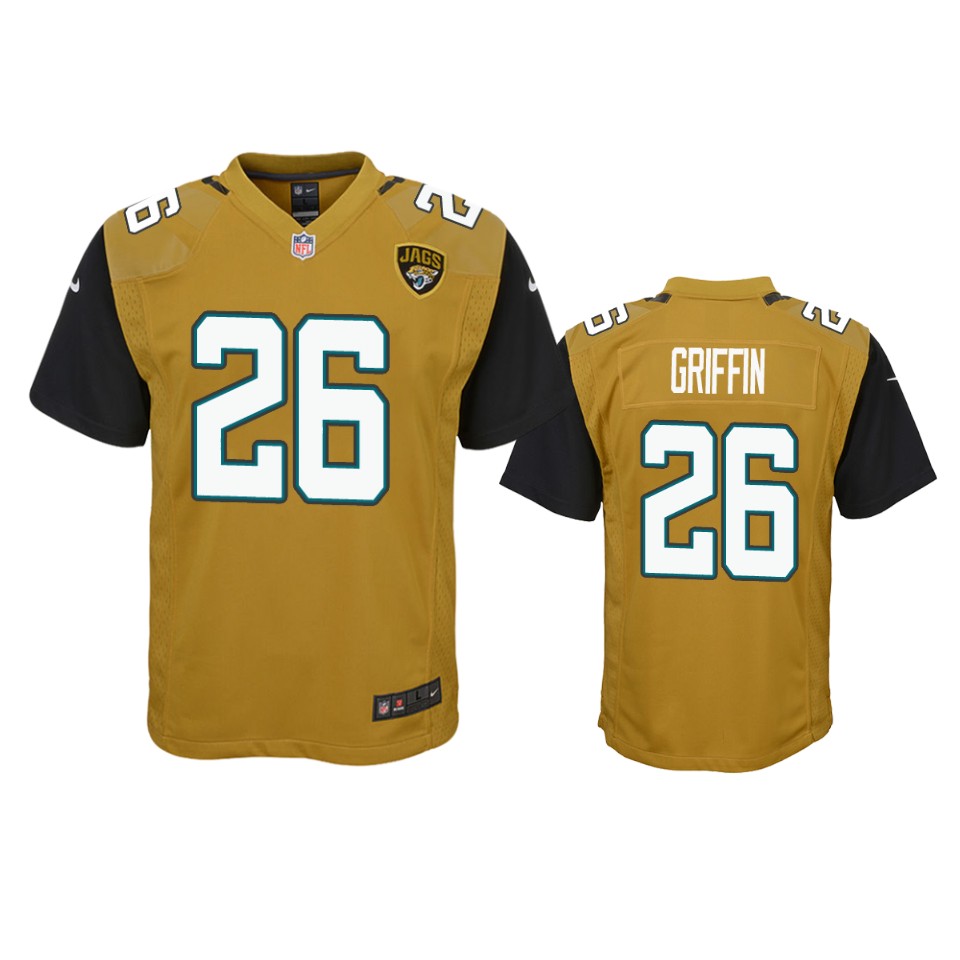 jaguars shaquill griffin color rush game gold jersey