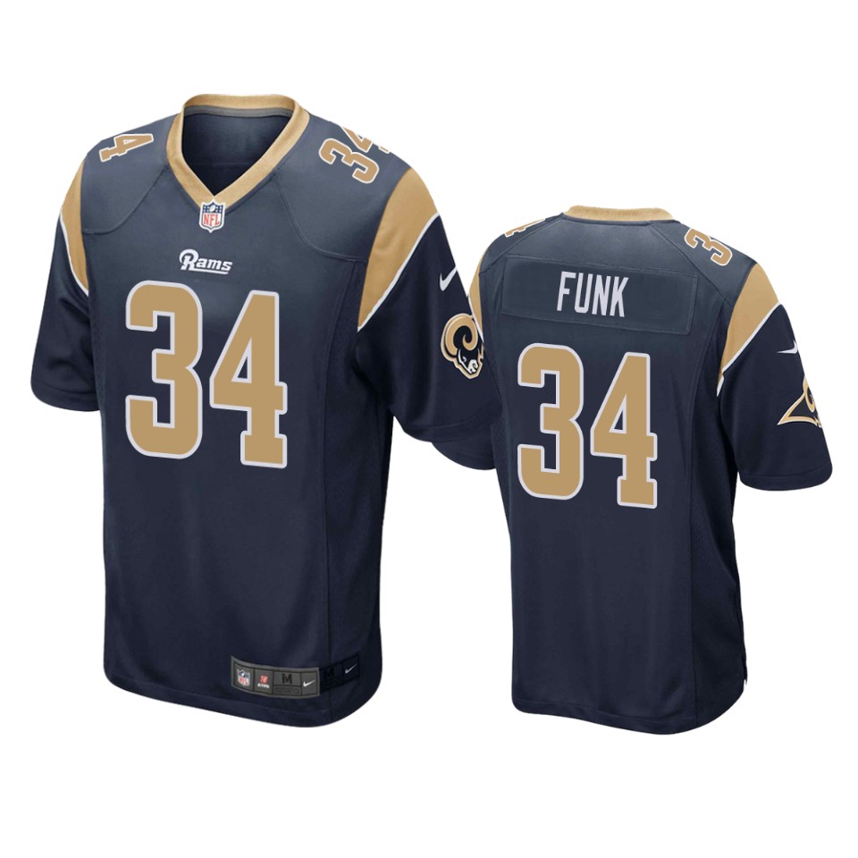 jake funk rams navy game jersey