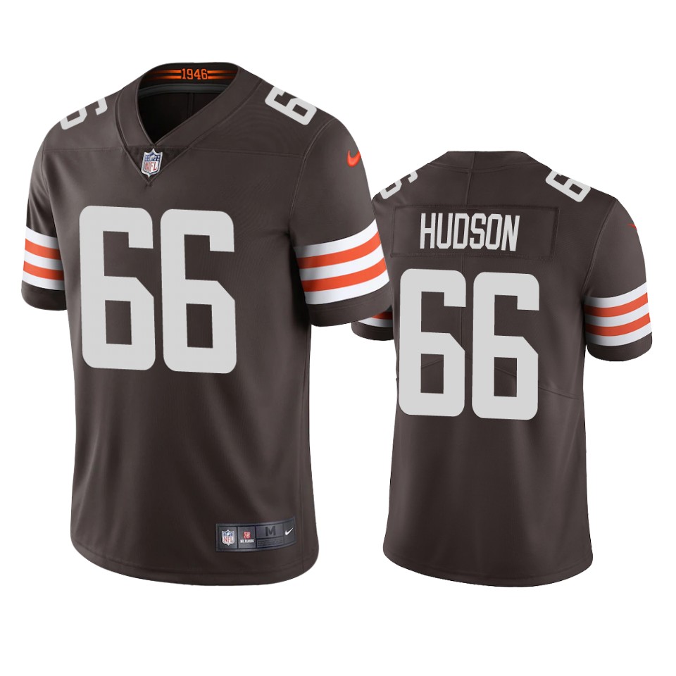 james hudson browns brown vapor jersey