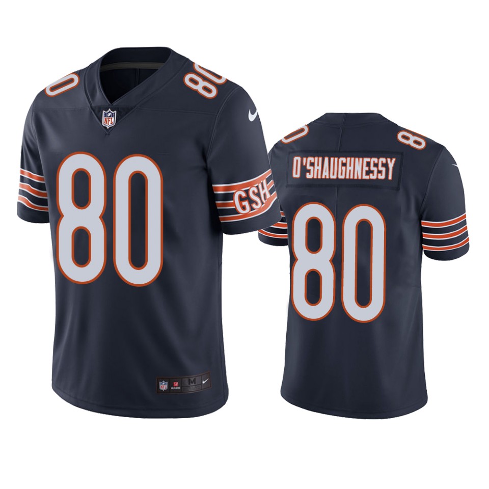 james o'shaughnessy bears navy vapor jersey