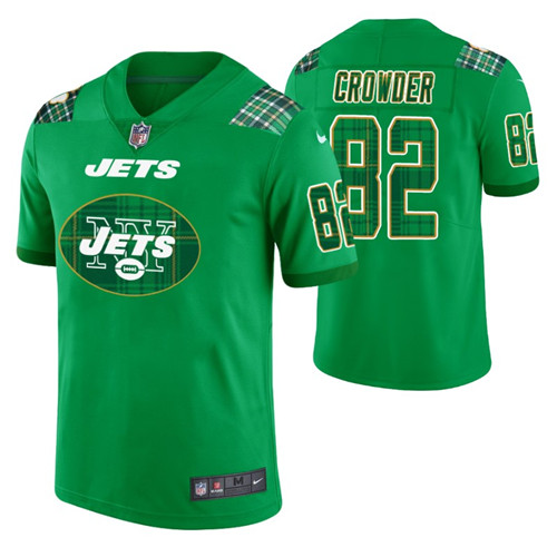 jamison-crowder-jersey-st.-patrick's-day-men's