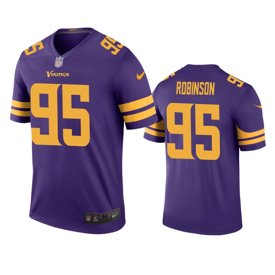 janarius robinson color rush legend vikings purple jersey