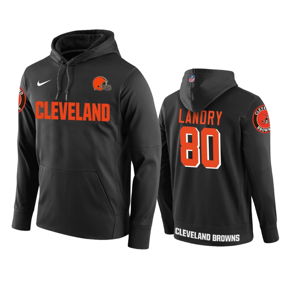 jarvis landry browns black circuit wordmark hoodie