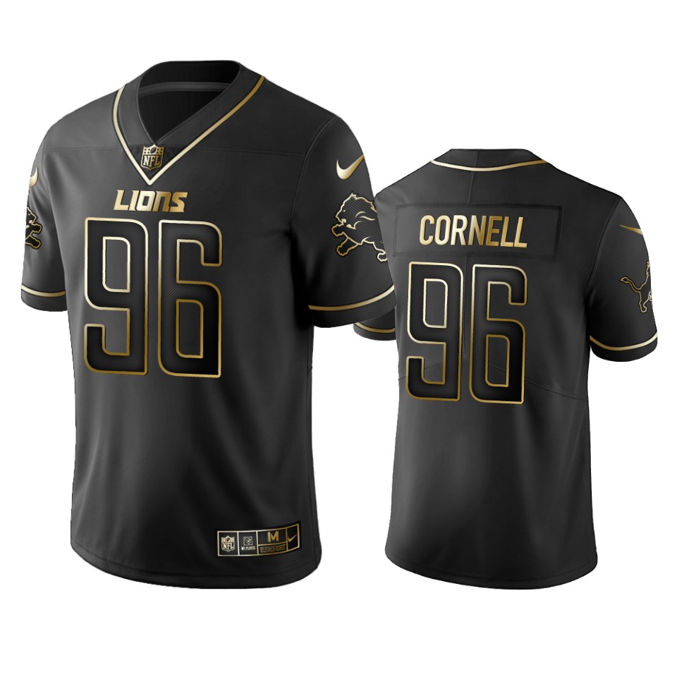 jashon cornell lions black golden edition jersey