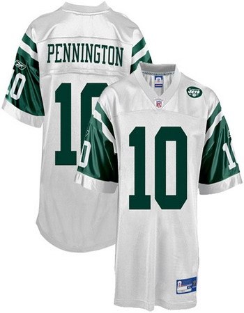 jerseys new york jets 10 chad pennington white