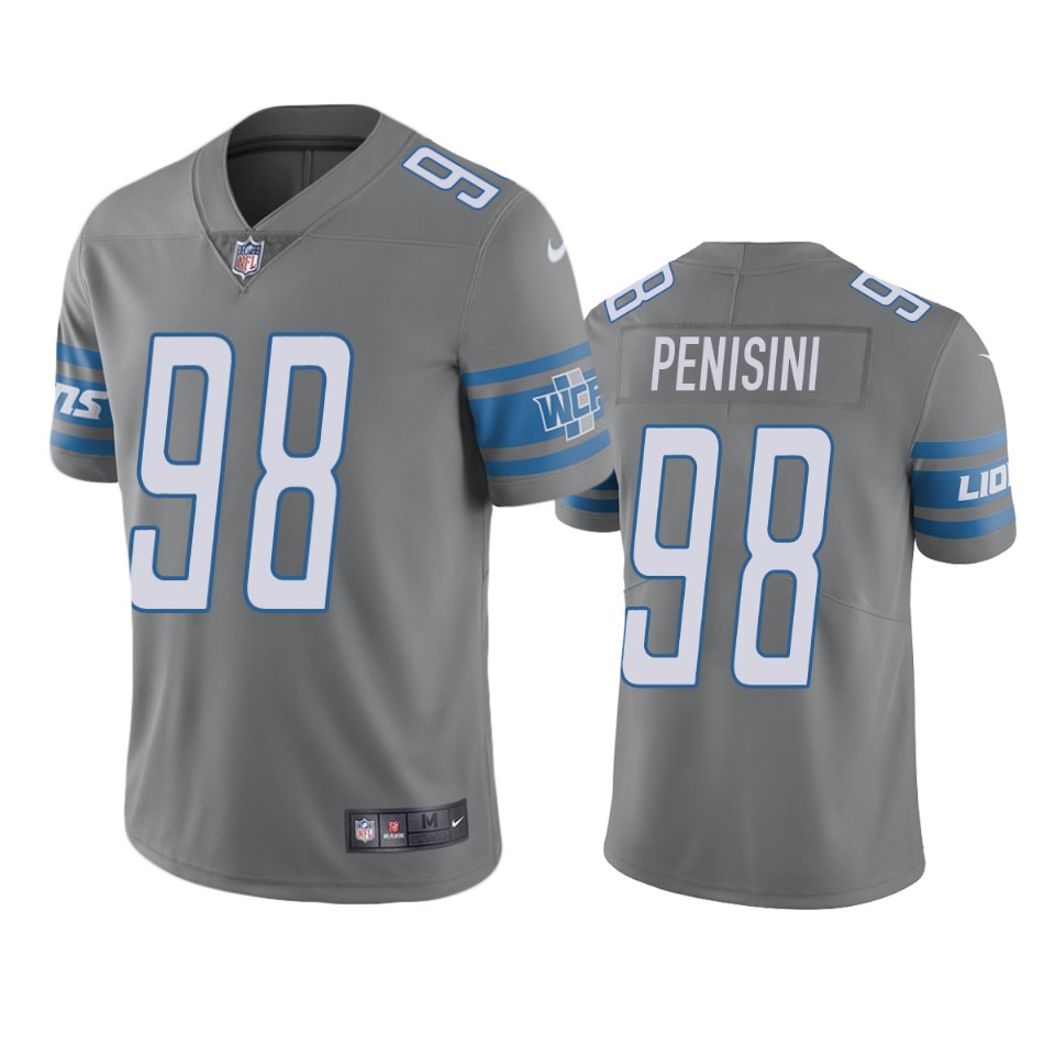 john penisini lions color rush limited steel jersey