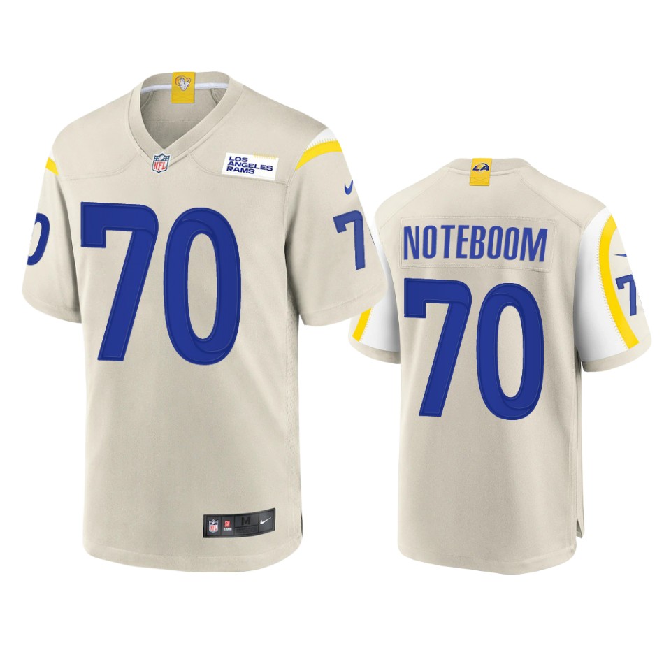 joseph noteboom rams bone game jersey