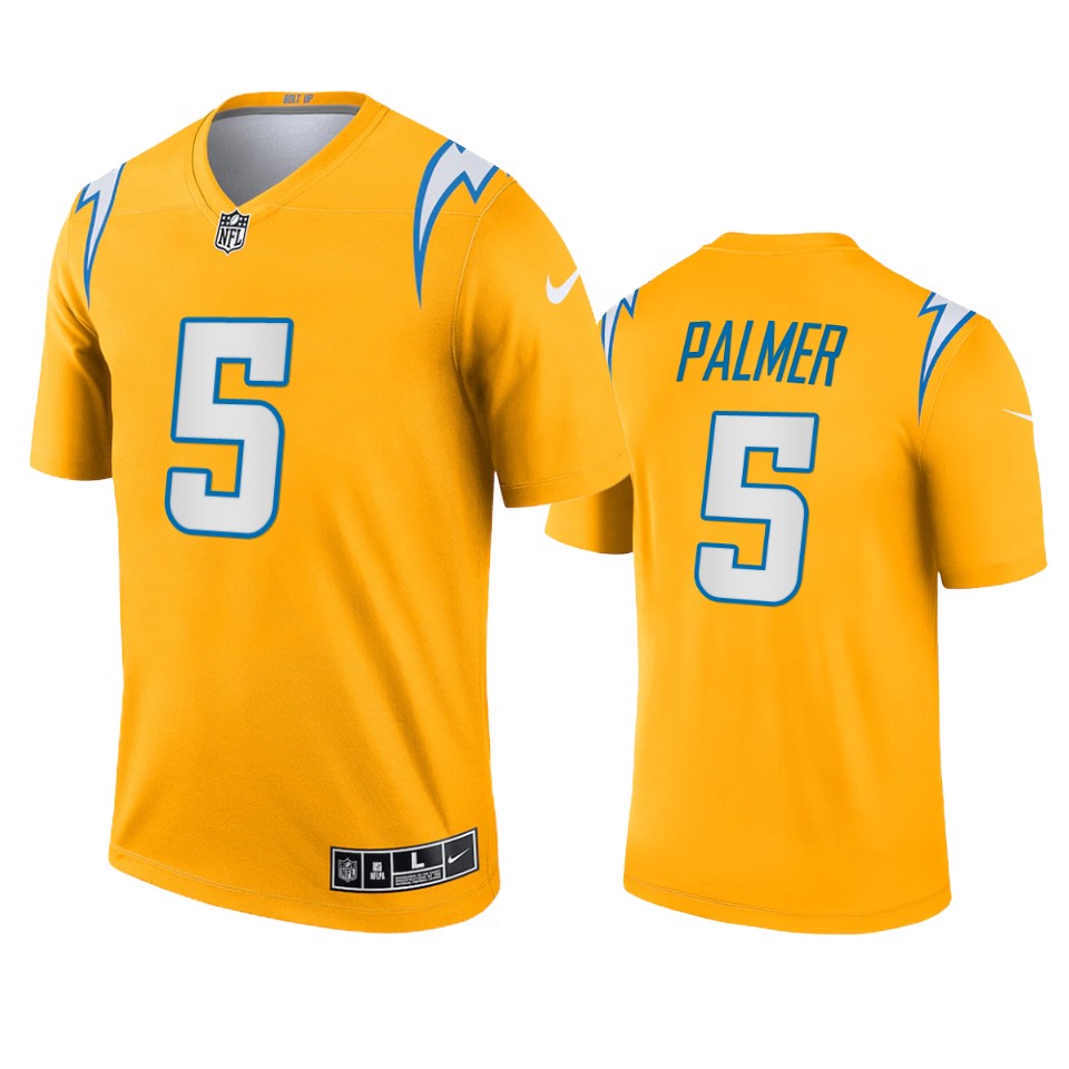 josh palmer chargers 2021 inverted legend gold jersey