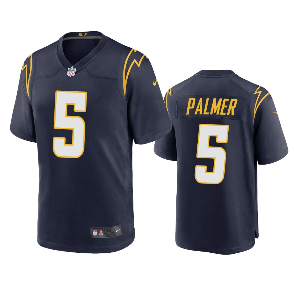 josh palmer chargers navy alternate game jersey