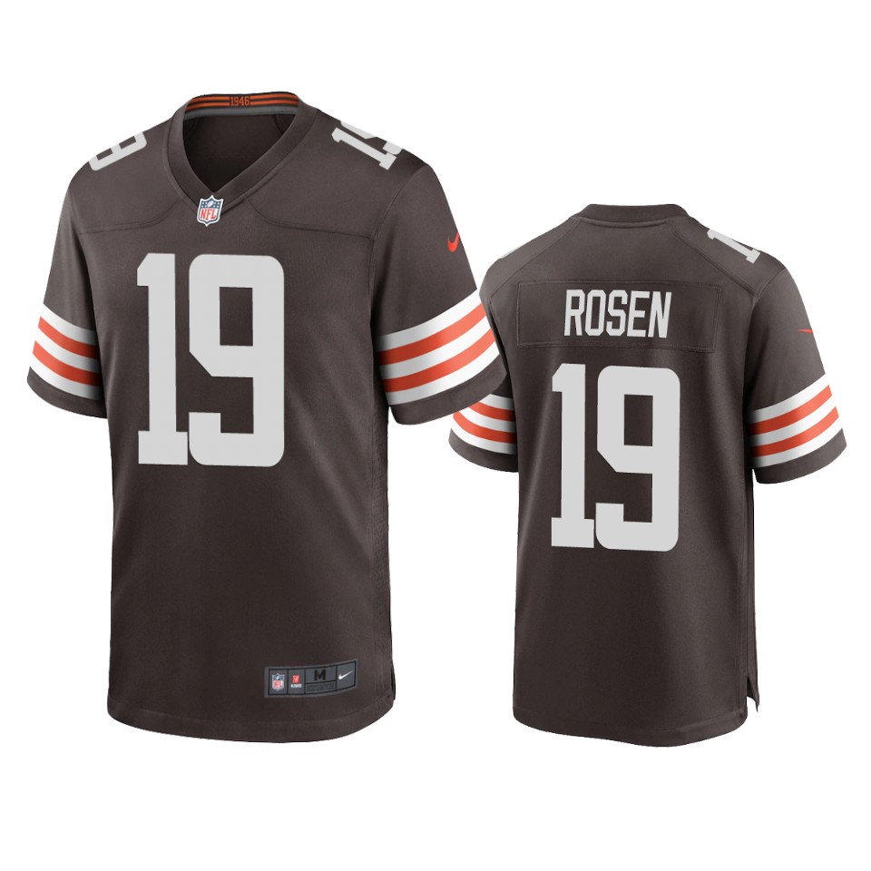 josh rosen browns game brown jersey