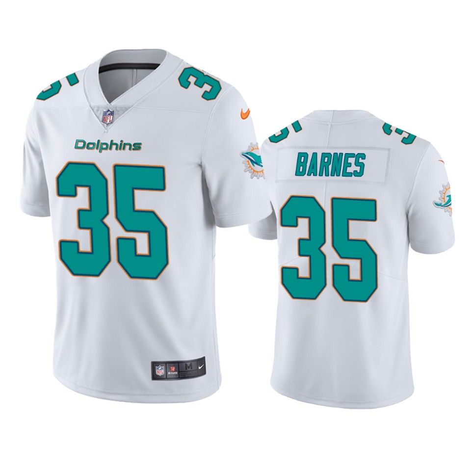 kalon barnes dolphins white vapor limited jersey